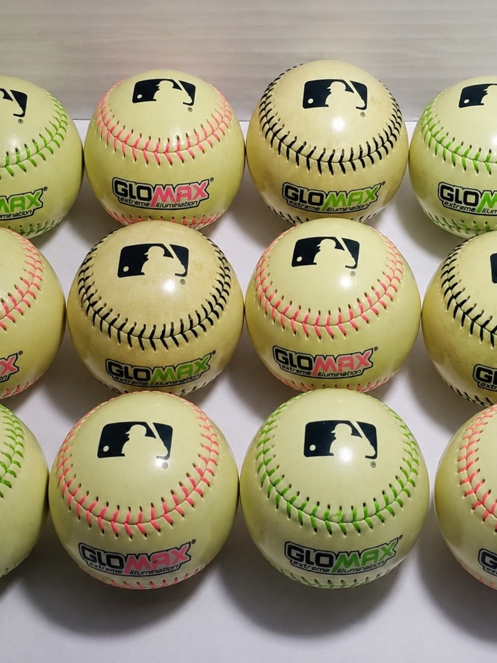 GLOMAX Extreme Illumination Baseball Lot Of 12 By Franklin